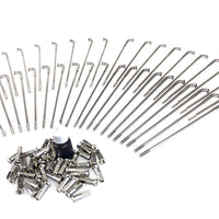 45-0678 - Indian Stainless Steel 16 Spoke Set by Buchanan Spoke