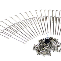 45-0678 - Indian Stainless Steel 16 Spoke Set by Buchanan Spoke