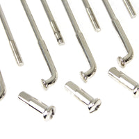 45-0763 - Nickel Plated 18 Spoke Set by V-Twin