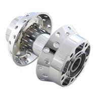 45-0785 - Chrome Front Wheel Hub with 25mm Bearings by V-Twin