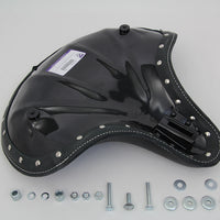 47-0129 - Black Leather Solo Seat by Corbin Gentry