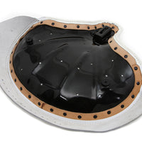 47-0264 - White Leather Police Style Solo Seat by Corbin Gentry