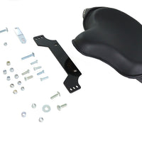 Black Leather Police Solo Seat Kit