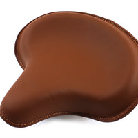 47-0516 - Corbin Gentry Brown Leather Deluxe Solo Seat without Skirt by Corbin Gentry
