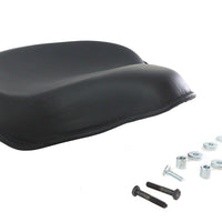 47-0552 - Replica Black Leather Deluxe Solo Seat without Skirt by Corbin Gentry