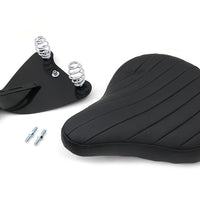 47-0812 - Black Leather Solo Seat with Mount Kit by Bates