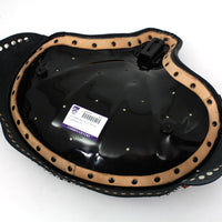 47-0946 - Black Leather Solo Seat with Skirt by Corbin Gentry