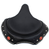 47-0950 - Black Leather Early Style Solo Seat by Corbin Gentry