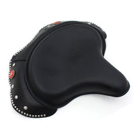 47-0950 - Black Leather Early Style Solo Seat by Corbin Gentry