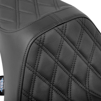 DRAG SPECIALTIES SEATS Predator III Seat - Double Diamond - Black - FLT/FLH '23-'24 4686B