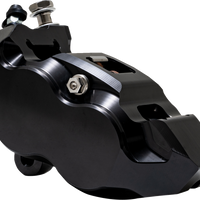 PERFORMANCE MACHINE (PM) Caliper - 137 X 4B - Right - Black Anodized with Clear Bore Caps 0053-2958-MC