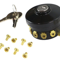 49-0253 - Replica Indian Ignition Switch with 2 Keys by V-Twin