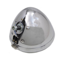 49-0312 - 6-1/2 Round Headlamp Chrome by V-Twin