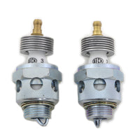 49-0982 - 18mm Beck Spark Plugs with Cool Fin Set by V-Twin