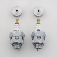 49-0982 - 18mm Beck Spark Plugs with Cool Fin Set by V-Twin