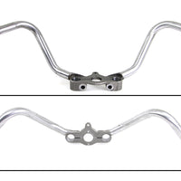 49-1037 - WR Hillclimber Spring Fork Inline Handlebar Raw by V-Twin