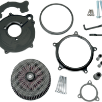 PERFORMANCE MACHINE (PM) Super Gas Air Cleaner Kit - Black 0206-2165-B