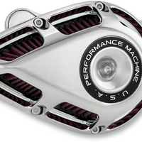 PERFORMANCE MACHINE (PM) Jet Air Cleaner Kit - Chrome 0206-2167-CH