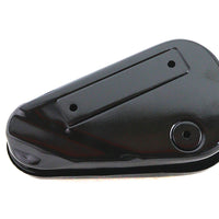 Black Left Side Oval Tool Box