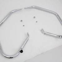 51-0850 - Chrome Profile Rear Frame Bar Set by V-Twin