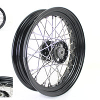 52-0448 - 16 KH Type Star Hub Wheel Black by V-Twin