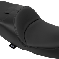 DRAG SPECIALTIES SEATS Extended Reach Freedom Seat - Solar Leather - Smooth Vinyl - FLT/FLH '09-'25 4696E