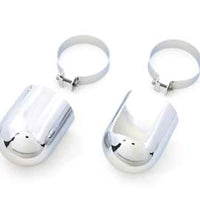 54-0154 - Chrome Dome Style Shock Cover Set by AEE