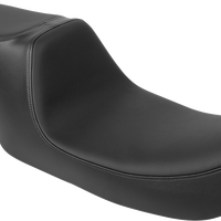 DRAG SPECIALTIES SEATS Predator 2-Up Seat - Solar Leather - Smooth - w/o Backrest - FL '97-'07 4695E