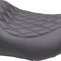 MUSTANG Wide Tripper™ Seat - Solo - Black Stitching - FLT/FLH '23-'25 89503
