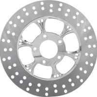 RC COMPONENTS Floating Brake Rotor - Front Left - Majestic - 320 mm - Chrome ZSSCOG320A-102C-LF2K