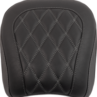 MUSTANG Wide Tripper™ Seat - Passenger - Gun Metal Stitching - FLT/FLH '23-'25 88511GM