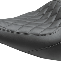 MUSTANG Wide Tripper™ Solo Seat - no Backrest - Diamond - Black Stitch - FXBR '23-'25 85033