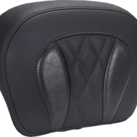 MUSTANG Chopped Tour-Pak® Pad - Black Stitching - FLH/FLT '23-'25 88440