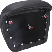 MUSTANG Chopped Tour-Pak® Pad - Gunmetal Stitching - FLH/FLT '23-'25 88440GM