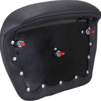 MUSTANG Chopped Tour-Pak® Pad - Sky Blue Stitching - FLH/FLT '23-'25 88440SB