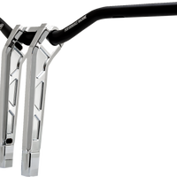 PERFORMANCE MACHINE (PM) Phatbar & Riser Kit - Internal Wiring - 11-1/2" - Chrome 0208-2197M-CH