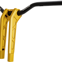 PERFORMANCE MACHINE (PM) Phatbar & Riser Kit - Internal Wiring - 11-1/2" - Gold Ops 0208-2197M-SMG