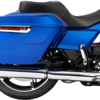 DRAG SPECIALTIES SEATS Forward Position Freedom Seat - Vinyl - Black Double Diamond Stitch - FLH/FLT '23-'25 4715B