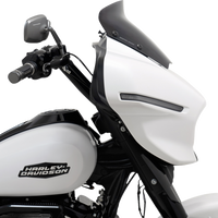 MEMPHIS SHADES Spoiler Windshield - 4" - Dark Black Smoke - FLHX MEP88810