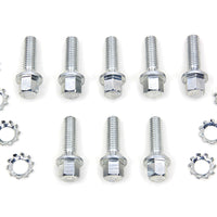 8604-16T - Nickel Tappet Block Hex Screw by V-Twin