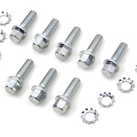 8604-16T - Nickel Tappet Block Hex Screw by V-Twin