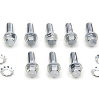 8604-16T - Nickel Tappet Block Hex Screw by V-Twin