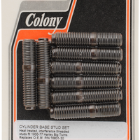DS-189956 - COLONY Cylinder Stud Set - '30-'77 Big Twin 8856-8