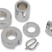DS-190020 - COLONY Axle Nut with Spacer - Chrome - Kit 9810-4