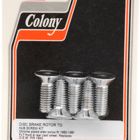 DS-190497 - COLONY Mounting Hardware Kit without Nuts - Brake Rotor - Socket-Head/Countersunk - 1-1/4" 8792-5