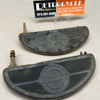 (SOLD) 50603-40, Harley Oval Footboards Set - Used
