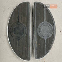 Aftermarket Harley Isolastic Rubber Covered Oval Footboards