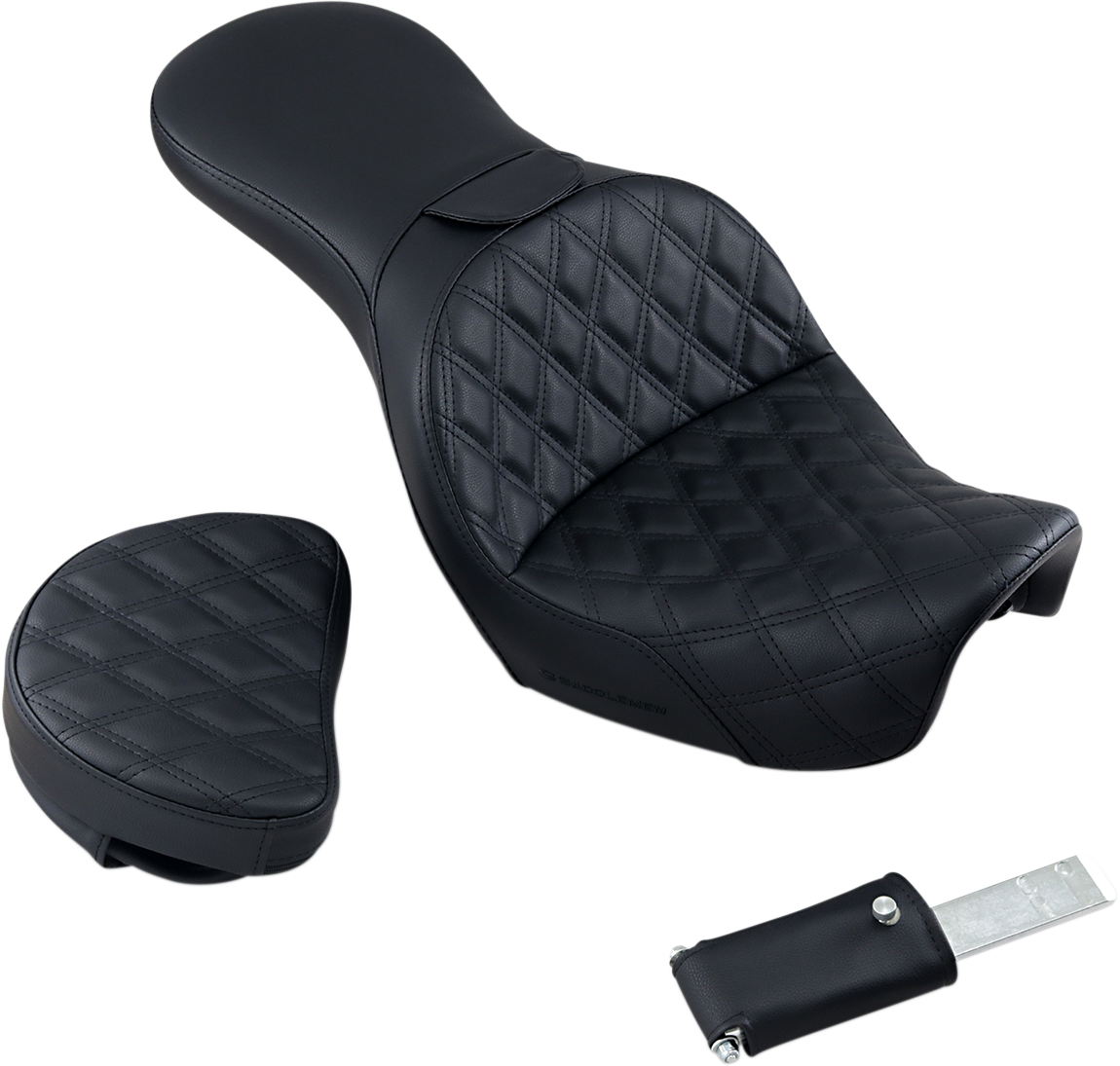 0803-0609 - SADDLEMEN Explorer Seat - With Backrest - Lattice