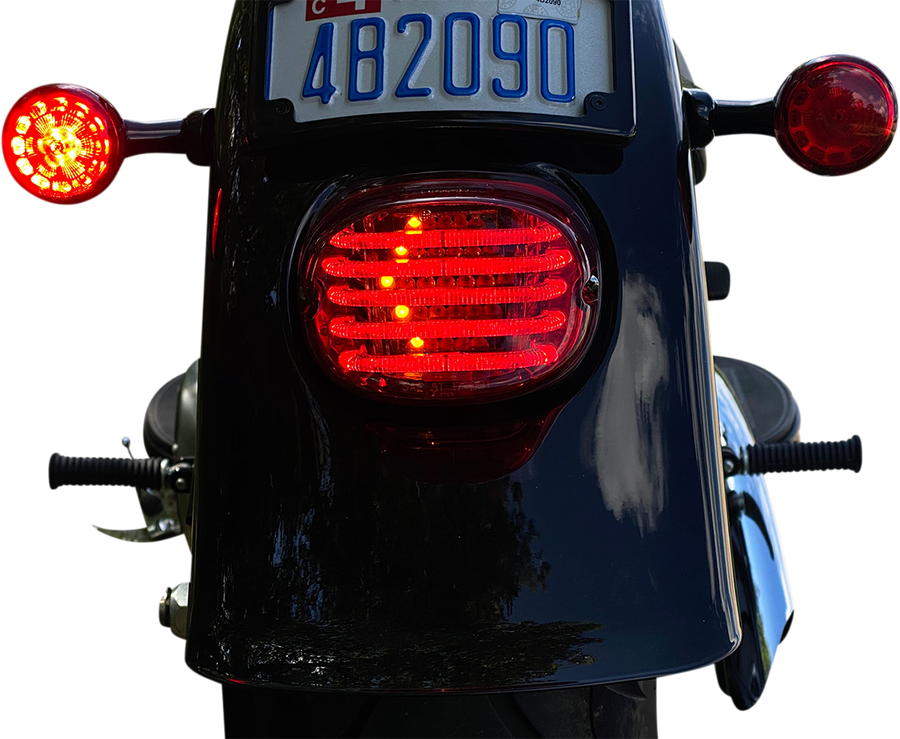 2010-1416 - CUSTOM DYNAMICS Taillight/Turn Signal -  Top Window - Red Lens PB-TL-INT-TW-R