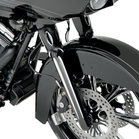 0403-0034 - ARLEN NESS Hot Legs Fork Legs - Dual Disc - Deep Cut - Black/Silver - '08-'13 FLT 06-511